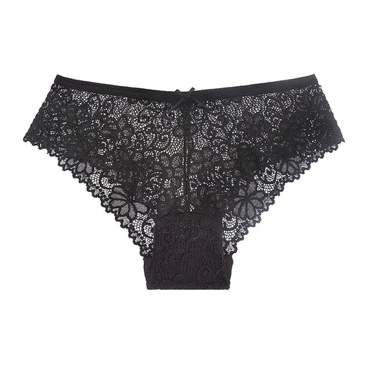 5PCS Mesh Lace Low-Rise Panties (M-2XL)