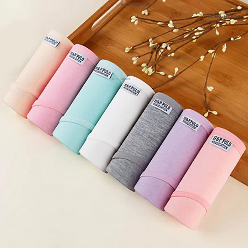 7PCS Women’s Cotton Panties – Soft, Comfortable & Stylish Underwear for All Sizes