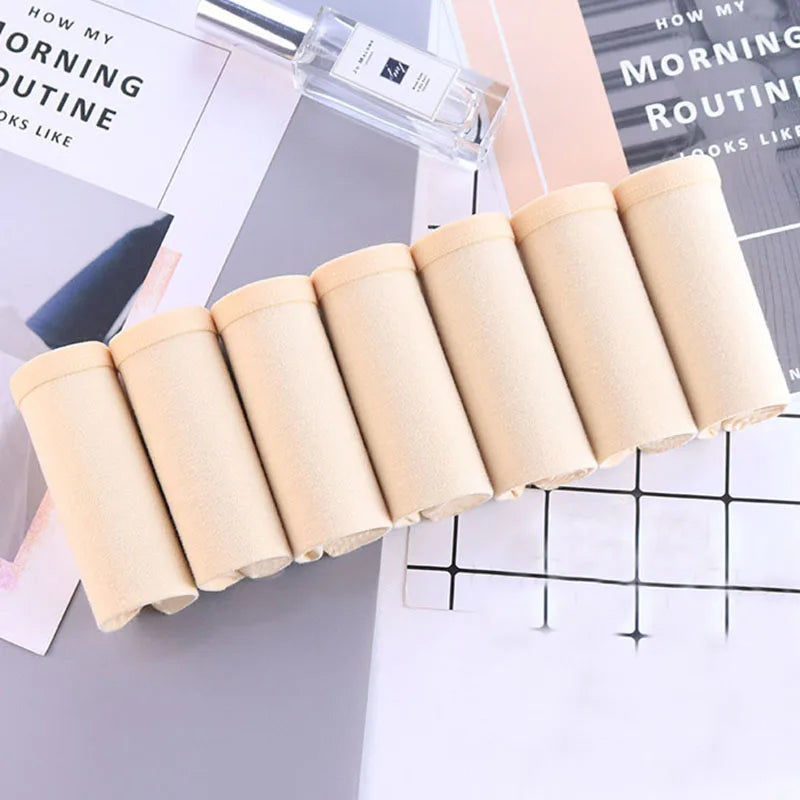 7PCS Women's Cotton Comfortable & Stylish Underwear – Plus Size for Ladies & Girls"