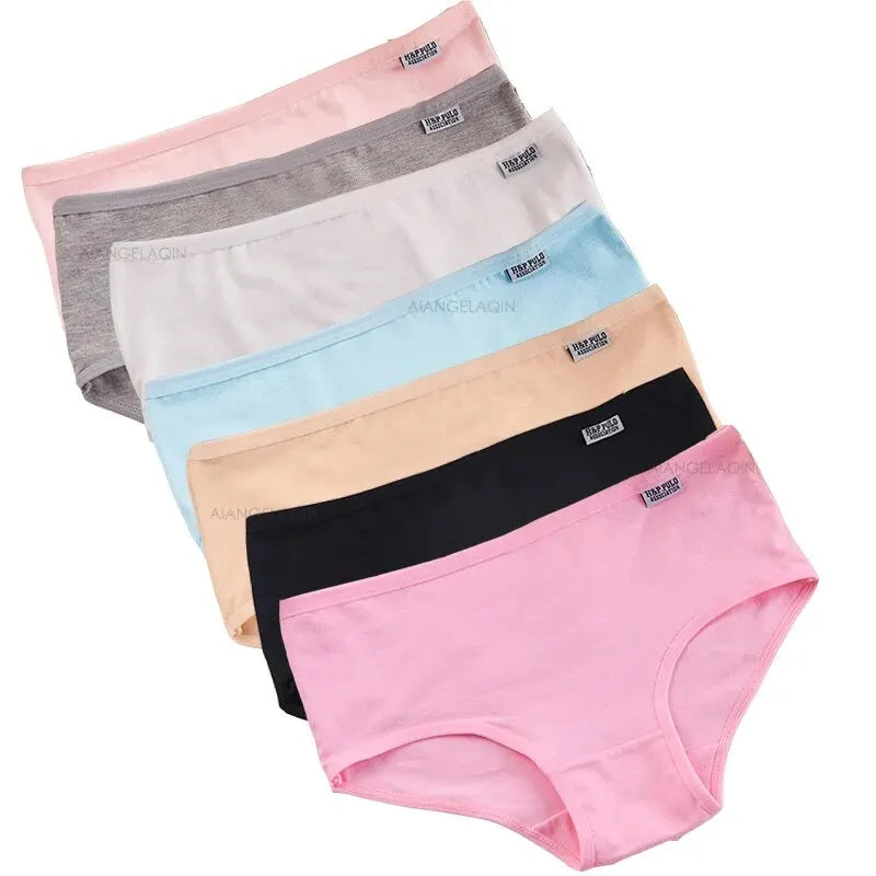 7PCS Women’s Cotton Panties – Soft, Comfortable & Stylish Underwear for All Sizes