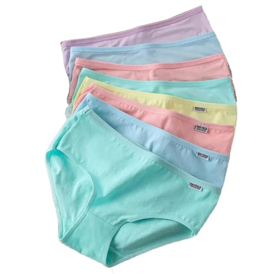 7PCS Women’s Cotton Panties – Soft, Comfortable & Stylish Underwear for All Sizes